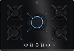 Electrolux Piano Cottura da Incasso a Gas 5 Fuochi 75 cm colore Nero - KGG753753K