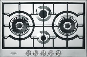 De Longhi Piano Cottura Incasso a Gas 4 Fuochi 75 cm colore Inox - NSL 475 X