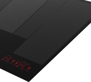 Beko Piano Cottura Induzione 13 Fuochi Larghezza 90 cm in Vetro con 3 Sezioni IndyFlex+ e 2 Extension colore Nero - HII98810NT