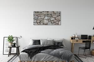 Quadro su tela Parete muro di pietra 100x50 cm