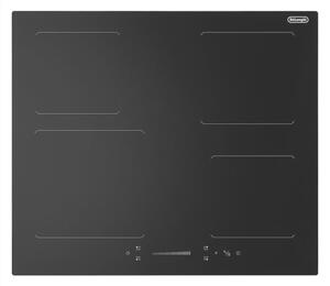 De Longhi Piano Cottura Induzione 4 Fuochi 2 Bridge Piano in vetroceramica Larghezza 59 cm colore Nero - YLI 61 BG