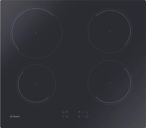 Candy Piano Cottura Induzione 4 Fuochi 59 cm Vetroceramica colore Nero - Idea KRCDJ642
