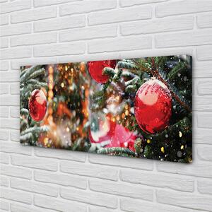 Foto quadro su tela Snow Christmas Tree Baules 100x50 cm