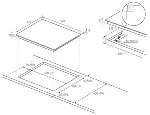 Haier Piano Cottura Induzione 4 Fuochi 60 cm colore Nero Serie 4 - HAFRSJ64MC