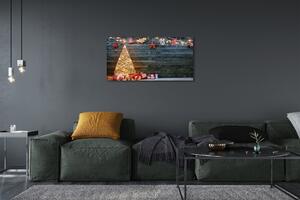 Quadro su tela Decorazioni per regali dell'albero di Natale 100x50 cm