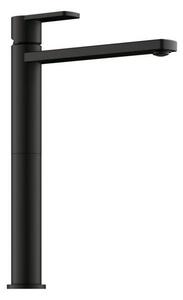 LINEA Glam 2 bagno, miscelatore per lavabo, nero opaco, alta pressione