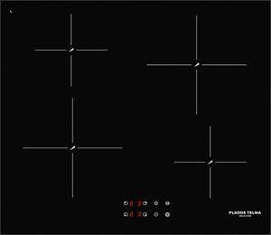Plados Piano Cottura Induzione 4 Fuochi 60 cm Vetroceramica colore Nero - PBIM640C
