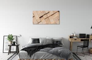 Quadro su tela Composizione del barattolo di legno 100x50 cm