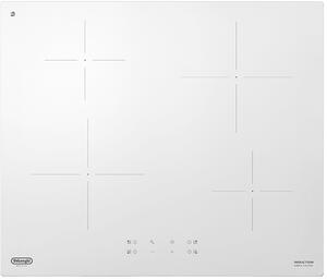 De Longhi Piano Cottura Induzione 4 Fuochi da Incasso 60 cm colore Bianco - PIB 62 Linea Design