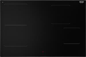 De Longhi Piano Cottura Induzione 4 Fuochi da Incasso 80 cm in Vetroceramica colore Nero - SLI 804 Linea Life