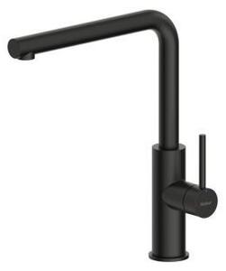 Miscelatore NABER NAMOR 3 in NERO OPACO con bocca fissa girevole / Miscelatore da cucina / Miscelatore monocomando