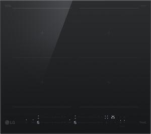 Lg Piano Cottura Induzione 4 Fuochi Larghezza 59 cm (2 Zone Flex) in Vetroceramica Wi-Fi colore Nero - CBIZ2437B