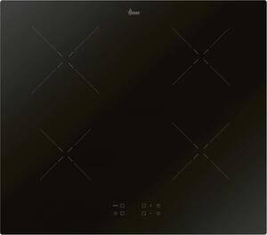 Hoover Piano Cottura Induzione 4 Fuochi Larghezza 59 cm in Vetroceramica colore Nero - HI642C/E1 H-HOB 300 INDUCTION