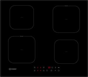Indesit Piano Cottura Induzione 4 Fuochi Larghezza 59 cm in Vetroceramica colore Nero - IS F 18Q60 NE
