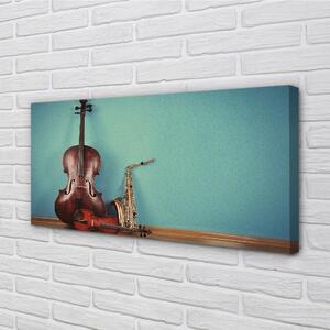 Quadro su tela Violino della tromba 100x50 cm