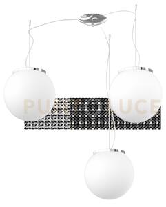 Mars sospensione d.25 cm. 3 luci 1195-s3-25