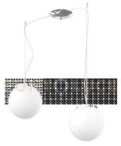 Mars sospensione d.20 cm. 2 luci 1195-s2-20