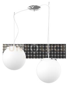 Mars sospensione d.25 cm. 2 luci 1195-s2-25