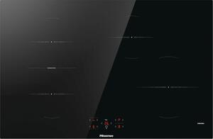 Hisense Piano Cottura Induzione 4 Fuochi Larghezza 80 cm colore Nero - HI8421BSC