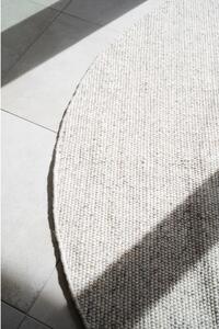 Tappeto rotondo in lana grigio chiaro ø 250 cm Auckland - Rowico