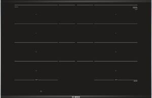 Bosch Piano Cottura Induzione 4 Fuochi Larghezza 82 cm in Vetroceramica colore Nero - Serie 8 PXY875DC1E
