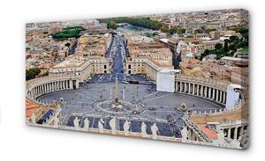 Foto quadro su tela Roma Vaticano Place Panorama 100x50 cm