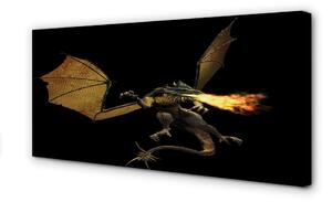 Quadro su tela Fuoco -Sellowing Dragon 100x50 cm