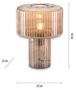 Paul Neuhaus 4092-27 - Lampada da tavolo FUNGUS 1xE27/10W/230V beige