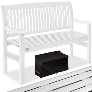 Panchina da giardino KESSER® in legno, resistente alle intemperie | Per 3-4 persone | Panchina da parco in legno massello | Panchina con portata massima di 320 kg | Panchina da balcone, terrazza e giardino, copertura inclusa