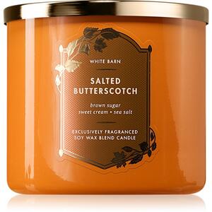 Bath & Body Works Salted Butterscotch candela profumata 411 g