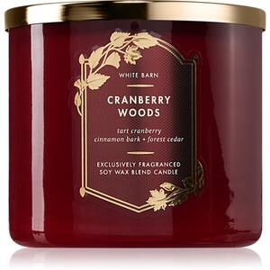 Bath & Body Works Cranberry Woods candela profumata 411 g