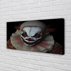Foto quadro su tela Clown terribile 100x50 cm