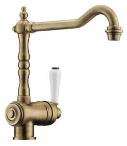 NABER PASSATO 2 ALTMESSING miscelatore monocomando con bocca girevole / Miscelatore da cucina