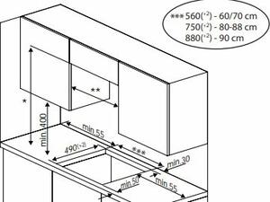 Beko Piano Cottura Induzione da Incasso 4 Fuochi Larghezza 59 cm in Vetro colore Nero - CBIZ2435B