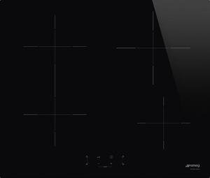 Smeg Piano Cottura Induzione da Incasso 4 Fuochi Larghezza 60 cm in Vetroceramica colore Nero - SI1B2642D Universal