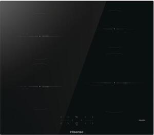 Hisense Piano Cottura Induzione da Incasso 4 Fuochi Larghezza 59 cm in Vetroceramica colore Nero - HI6401BSCE