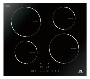 Master Kitchen Piano Cottura Induzione da Incasso 4 Zone 60 cm in Vetroceramica colore Nero - MKHI604BK