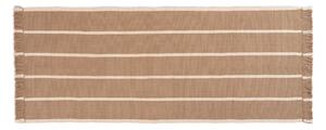 Ferm LIVING - Calm Kelim Runner 80x200 Dark Sand/Off-White ferm LIVING