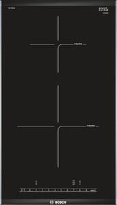 Bosch Piano cottura induzione elettrico 2 Fuochi da incasso Larghezza 30 cm in Vetroceramica colore Nero - PIB375FB1E Serie 6