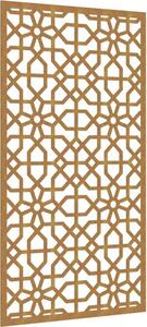 Decorazione Muro da Giardino 105x55 cm Moresco Acciaio Corten