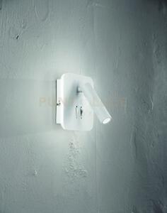 Applique sella quadrato bianco led 3000k 730lm 9w orientabile