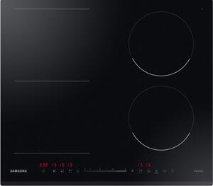 Samsung Piano cottura Induzione Elettrico 3 Fuochi da Incasso Larghezza 59 cm in Vetroceramica colore Nero - NZ64R3747BK