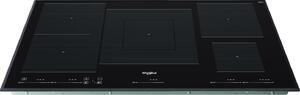 Whirlpool Piano Cottura Induzione Elettrico 5 Fuochi Larghezza 90 cm in Vetroceramica colore Nero - WT1090BA