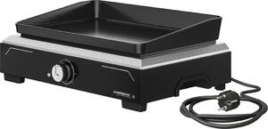 Campingaz Piastra elettrica in Ghisa Bistecchiera Rettangolare Potenza 2100 Watt Piastra liscia Termostato - 2198523 Plancha Electric 1 XD
