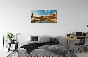 Foto quadro su tela Mercato dell'architettura della Spagna Vecchia architettura 100x50 cm