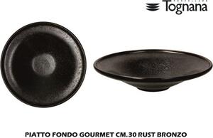 Tognana Piatto Fondo Gourmet cm 30 Rust Bronzo - TG085655