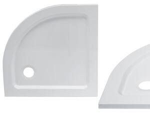 Brixo Piatto Doccia Slim Angolare 80 x 80 cm con Foro 90 mm - 443598