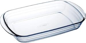 O cuisine Pirofila da Forno in Vetro Temperato Rettangolare 33 x 20 cm colore Trasparente