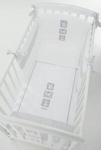 Foppapedretti Piumone Lettino Set 3 Pezzi Babyzoo colore Grigio - 9900279144