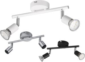 Trio Lighting Plafoniera a Soffitto Design Moderno da Interno 2 Faretti GU10 colore Bianco - TRI011830 Paris 2